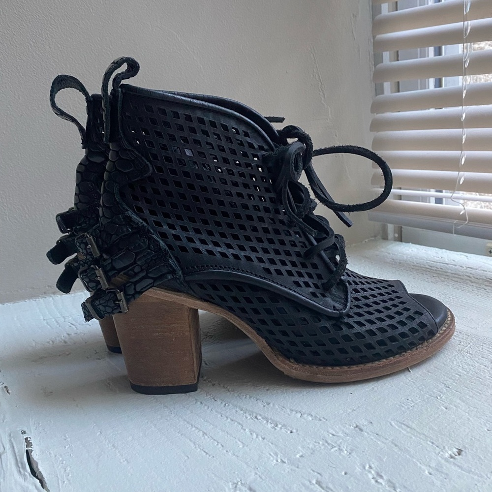 Freebird Benni Open Toe Heels